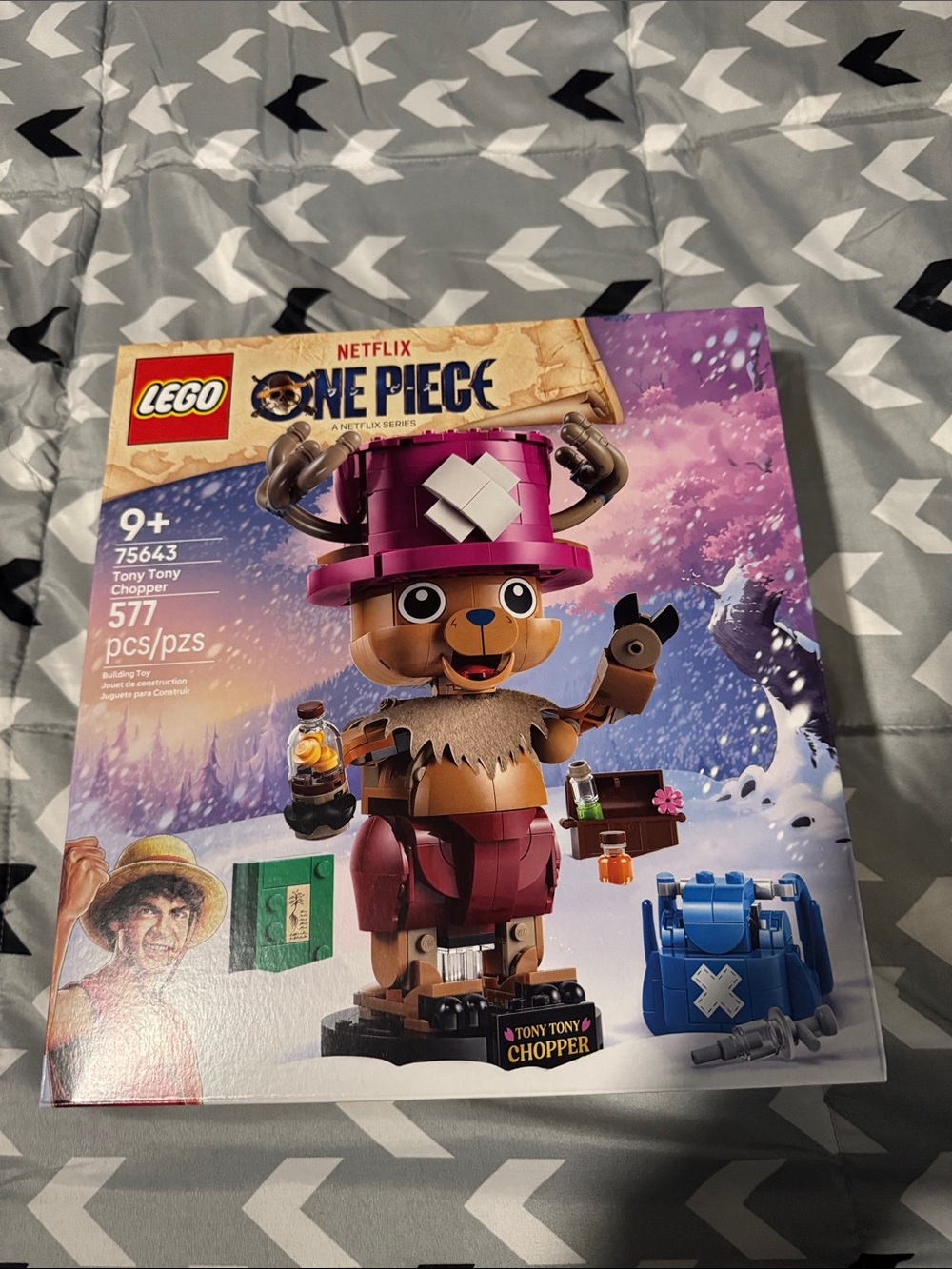Lego One Piece Tony Tony Chopper Figure – Pink, Brown, Blue